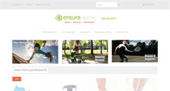 Desktop Screenshot of ensurahealth.com